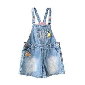 Zara Denim Fruit Coveralls 12-18m